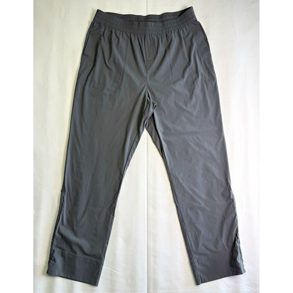 Columbia Men’s Gray Track Pants Pull On Elastic Waist L